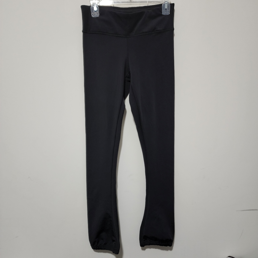 Womens Yoga Exercise Leggings Stretch Pants Size Small Black